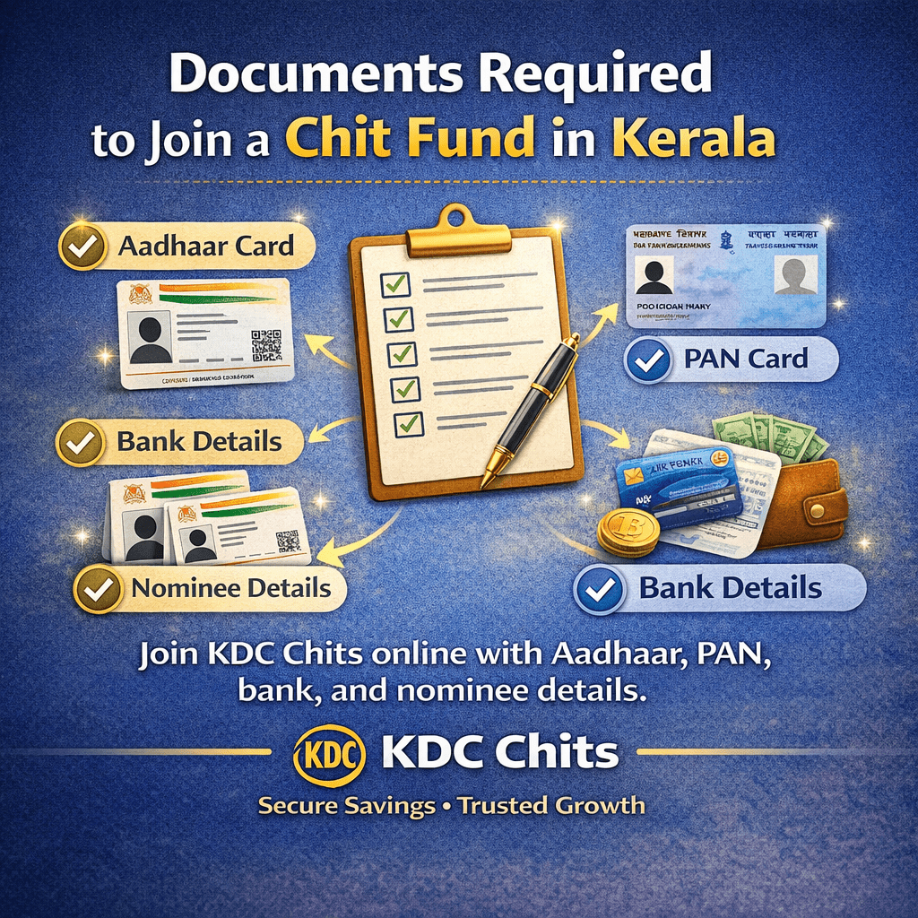 Documents Required to Join a Chit Fund in Kerala