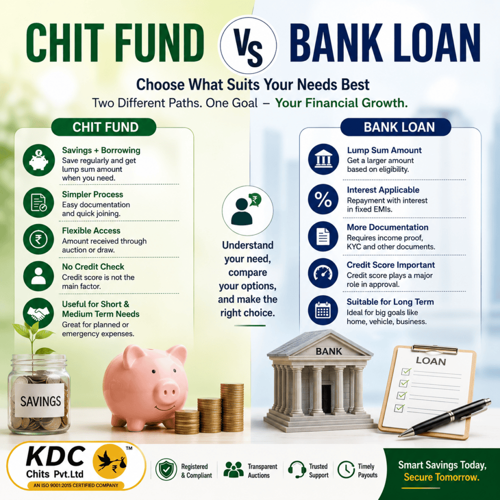 Chit Fund vs Bank Loan